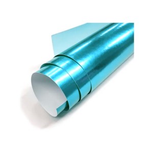 CARTULINA METALIZADA CELESTE x 1u